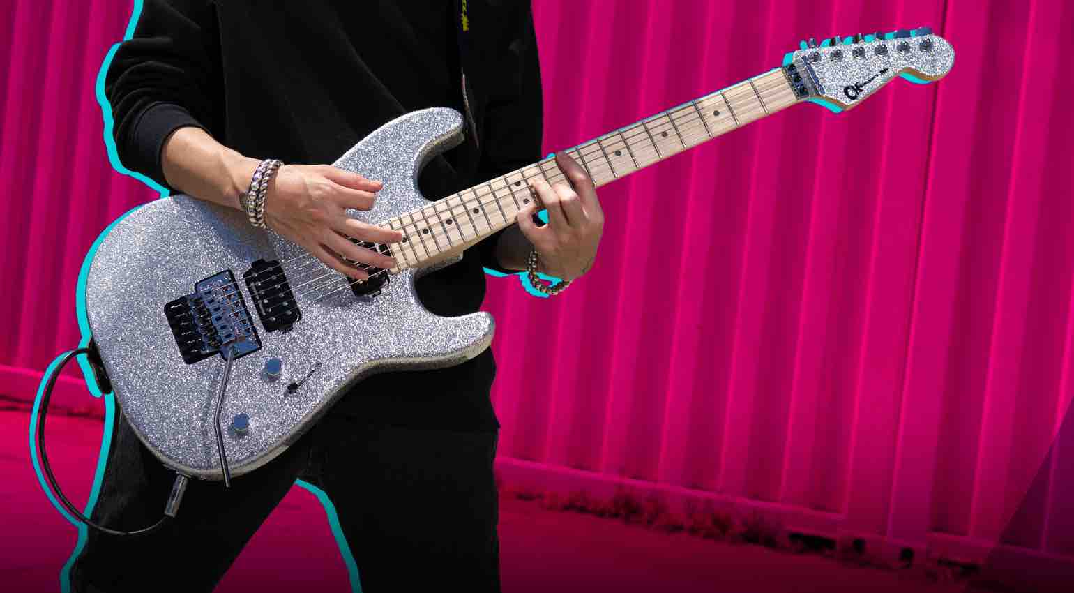 Charvel Sin City Sparkle-finished Pro-Mod Style 1