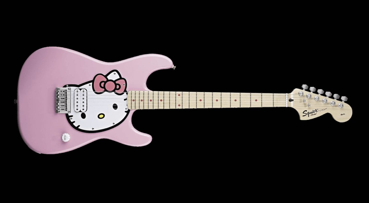 Hello Kitty Squier Strat