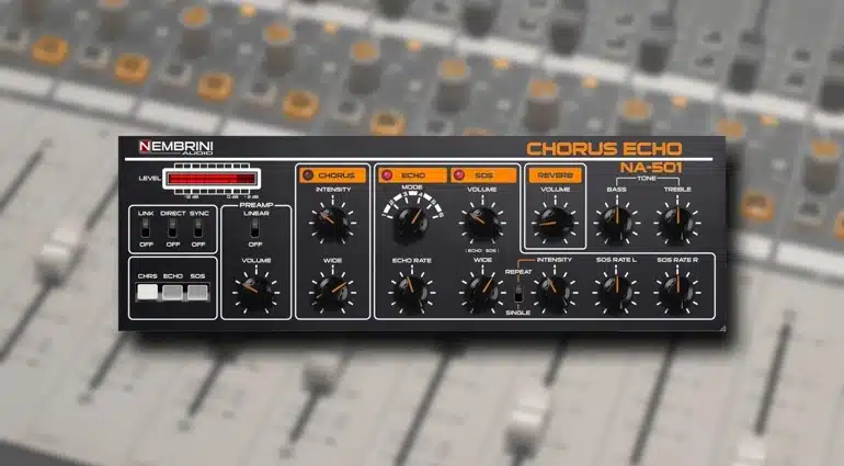 Unleash Classic Echoes with the NA 501 Chorus Echo Plugin by Nembrini Audio