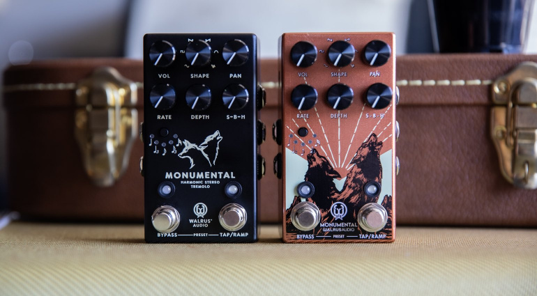Walrus Audio Monumental Harmonic Stereo Tremolo- Your Lush Tremolo Upgrade