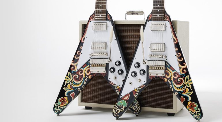 Jimi Hendrix Love Drops Flying V