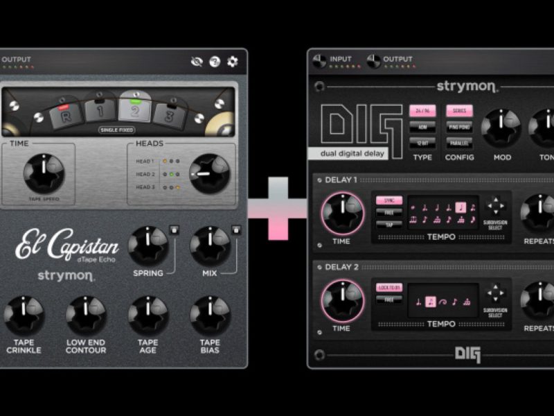 Strymon Delivers El Capistan and DIG Dual Digital Delay Pedals as Plugins