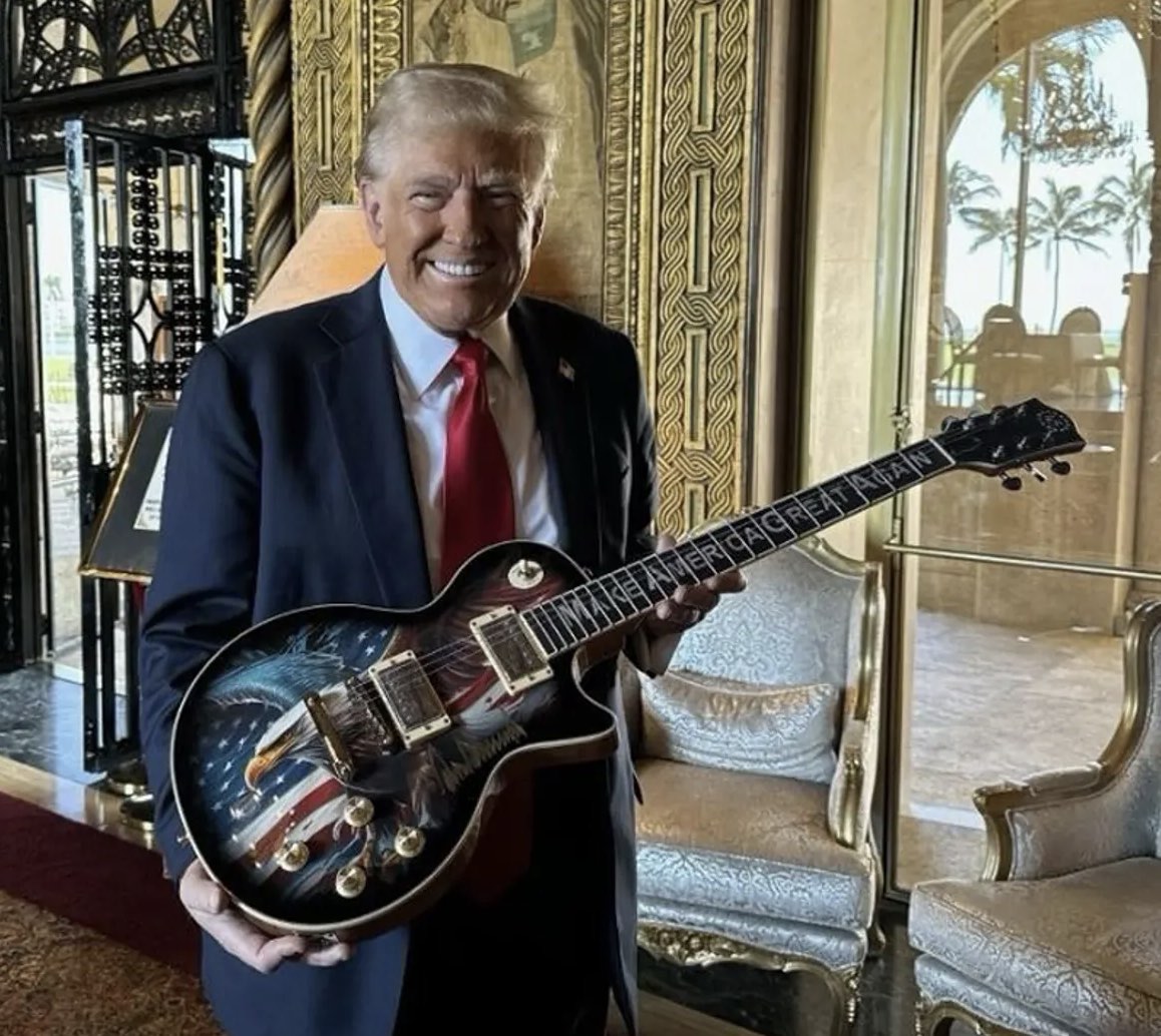 Donald Trump's "American Eagle" Guitar Series: A Patriotic Collection?