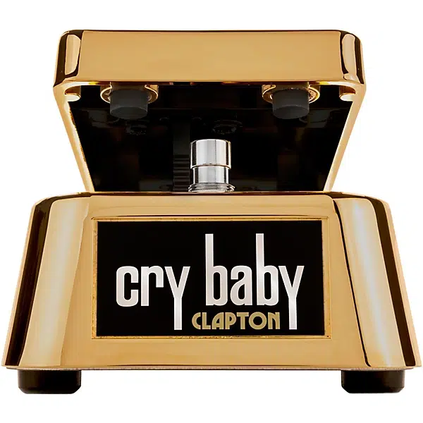 Dunlop EC95G Eric Clapton Cry Baby Wah Effects Pedal Gold front