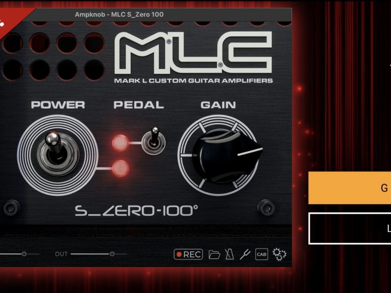FREE Limited Offer: Unlock Boutique Tube Tone with Ampknob MLC S_Zero 100