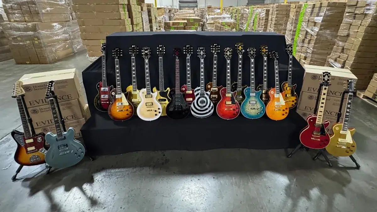 Gibson Guitars Takes Down Largest Counterfeit Instrument Bust in History