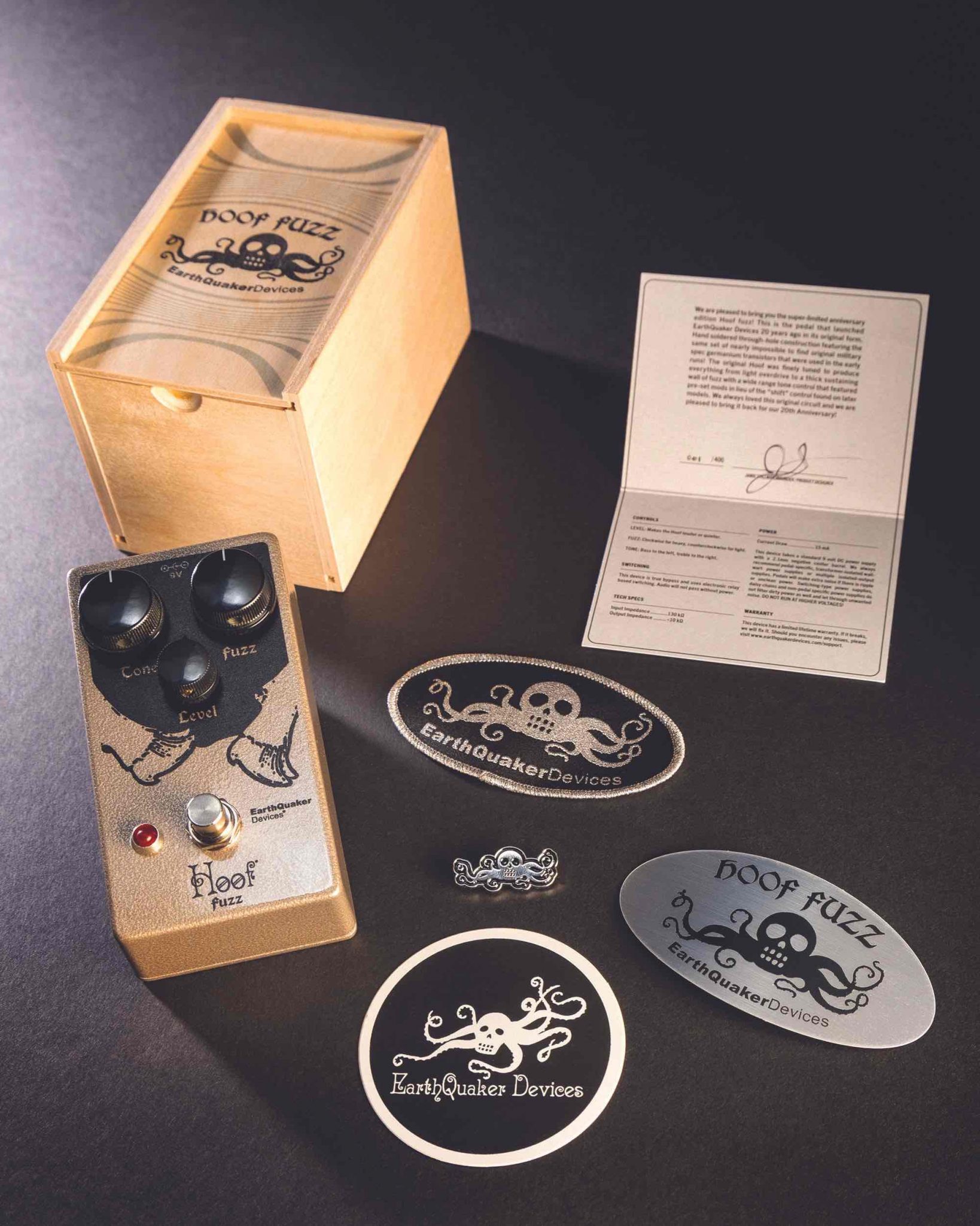EarthQuaker Devices Hoof Fuzz 20th Anniversary Edition: A