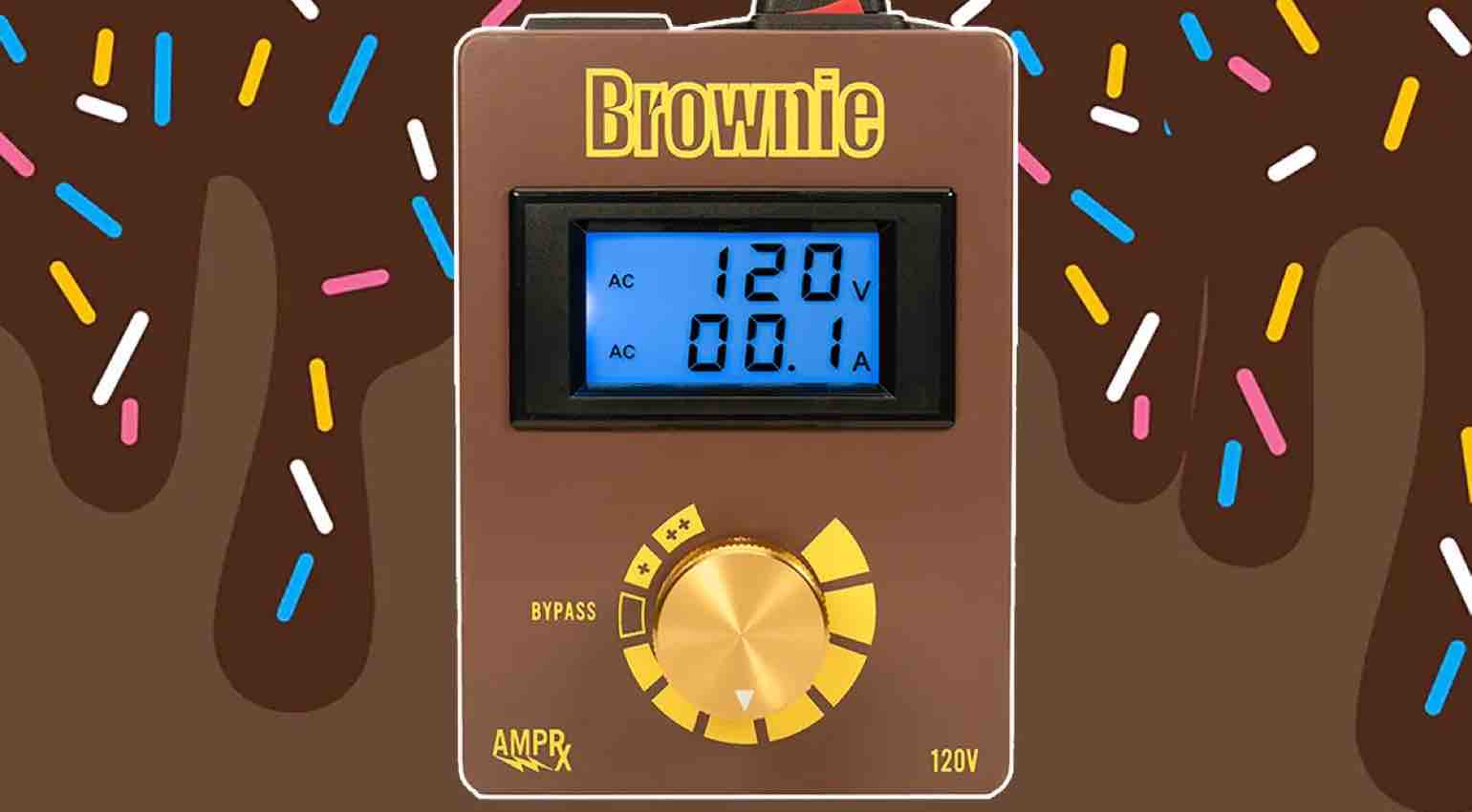 "The First of Its Kind": AmpRx Brownie Voltage Controller Promises "Brown Sound" & Extended Tube Life