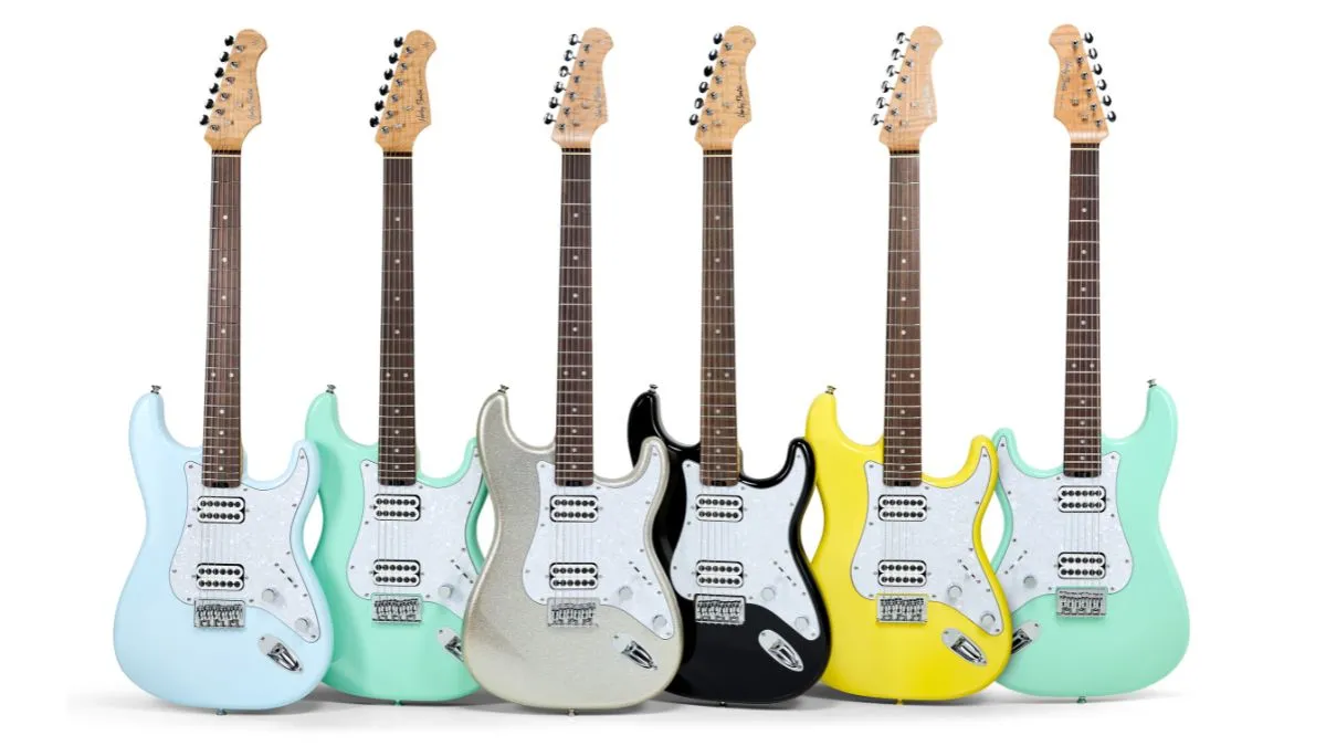 Harley Benton ST-Modern Plus HH "Otherworldly" Twin Humbucker S-Style at NAMM 2025