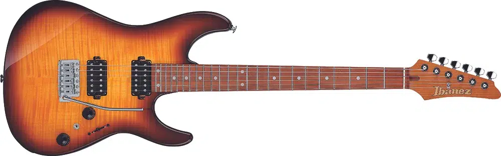  NAMM 2025 Ibanez AZ24S1F in Violin Sunburst
