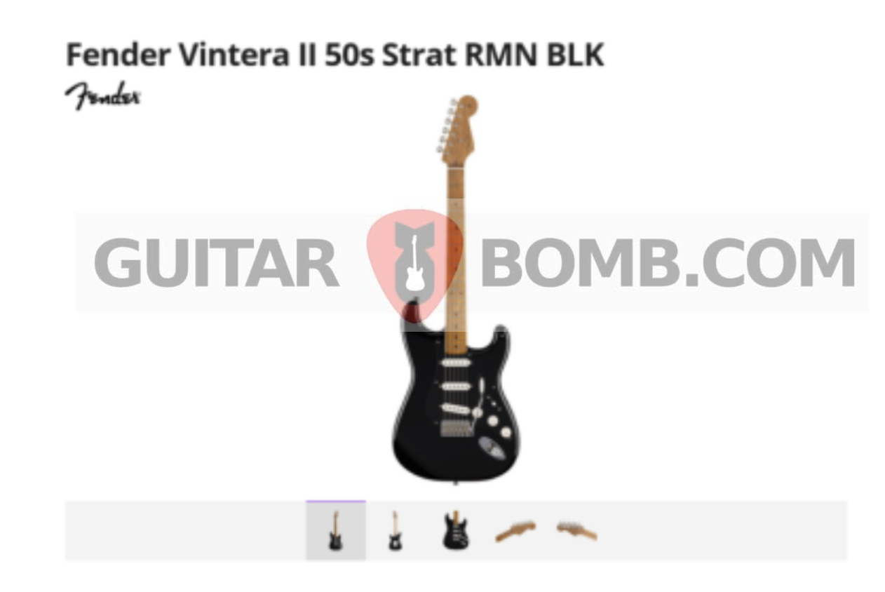 NAMM 2025 Fender Leak Fender "Vintera II Icon" Series: A Stealthy Launch or a Rumored Range?