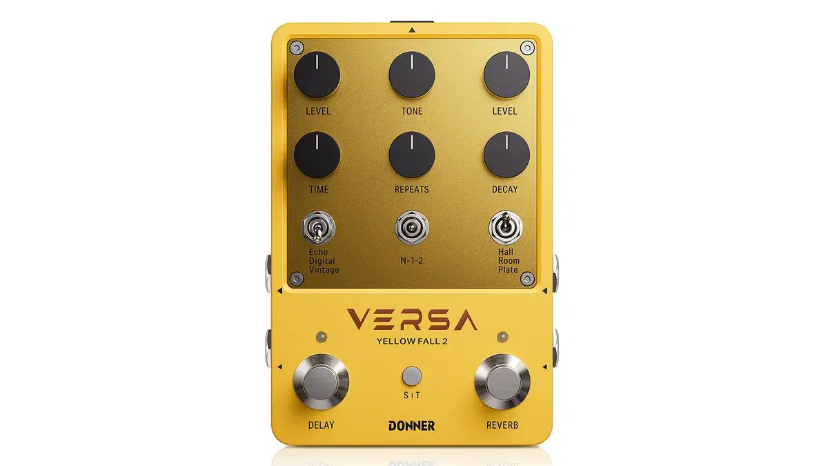 Donner Yellow Fall 2 reverb pedal NAMM 2025