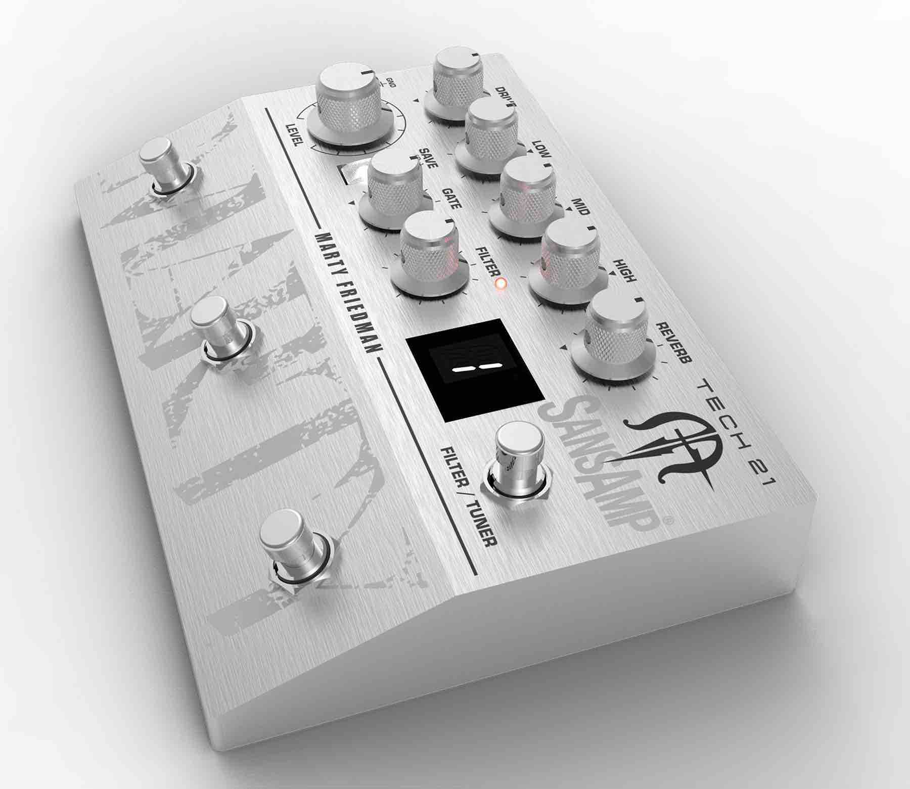 Tech 21 Unveils Marty Friedman Signature SansAmp Pedal Built-in Speaker/Cab Sim
