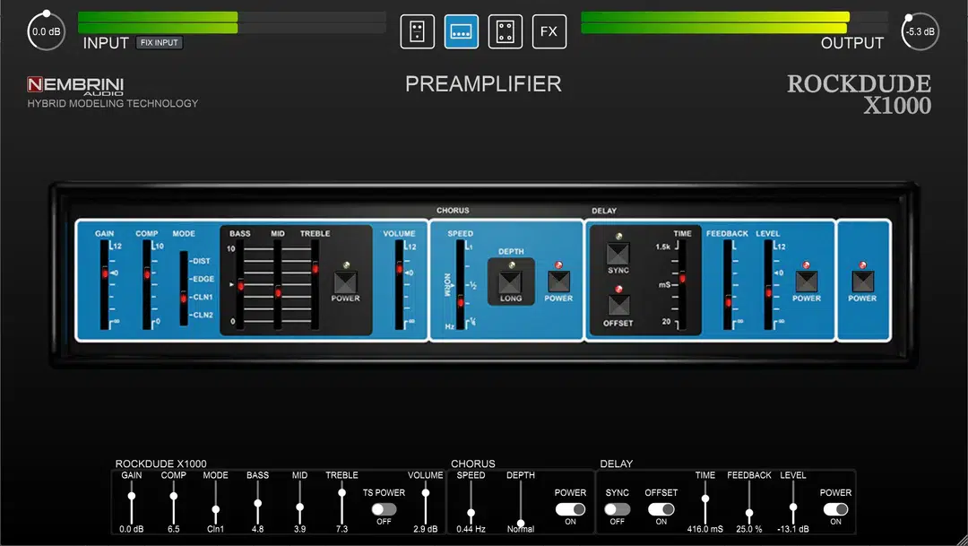 Nembrini Audio Unleashes ROCKDUDE X1000: A Digital Time Capsule of '80s Guitar Glory