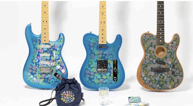 Fender Japan Unveils Limited Edition 'Blue Flower Collection' – A Nostalgic Trip to the Summer of Love!
