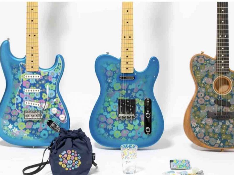 Fender Japan Unveils Limited Edition 'Blue Flower Collection' – A Nostalgic Trip to the Summer of Love!