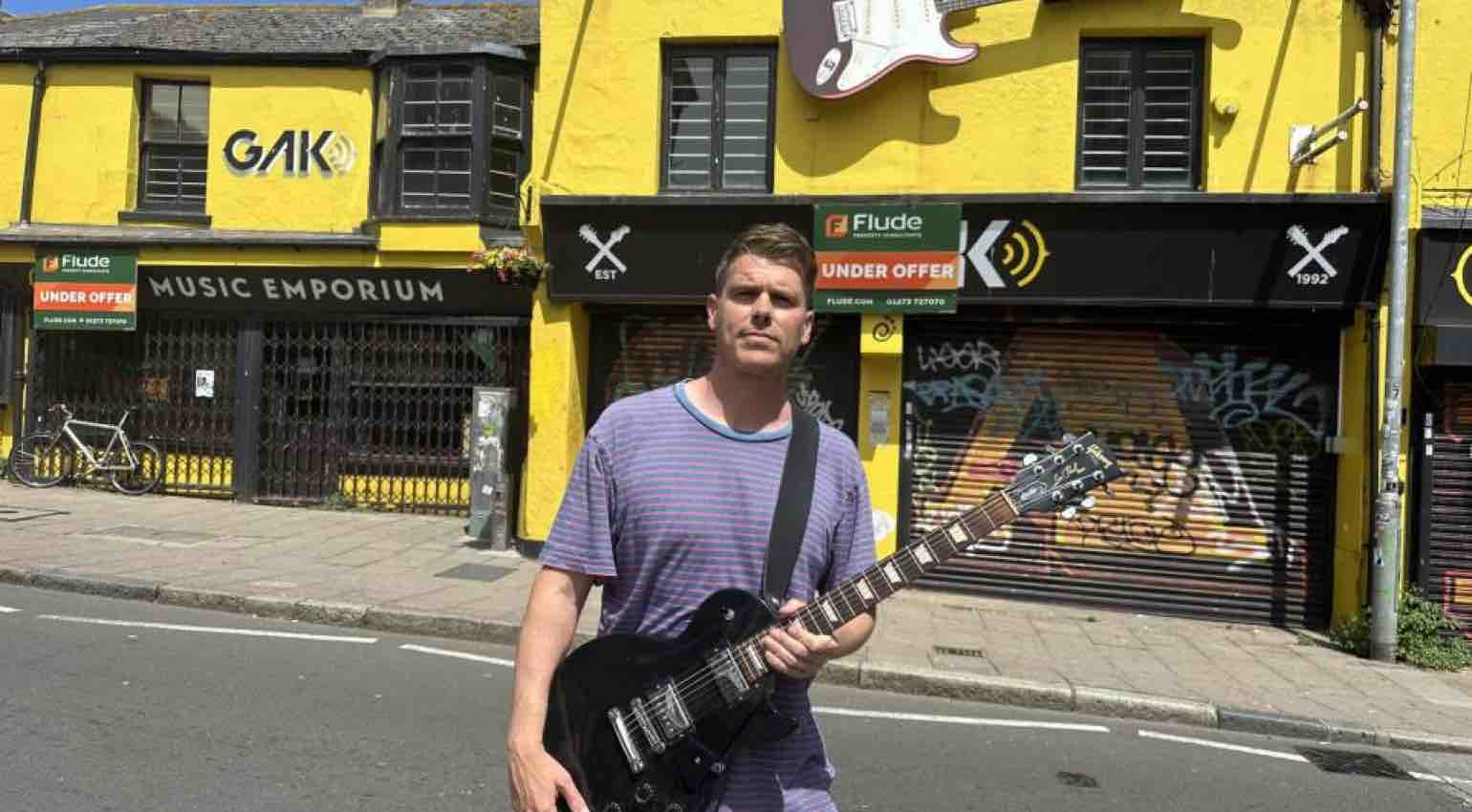Brighton Man Fights to Save Independent Guitar Shops After Beloved GAK Closure