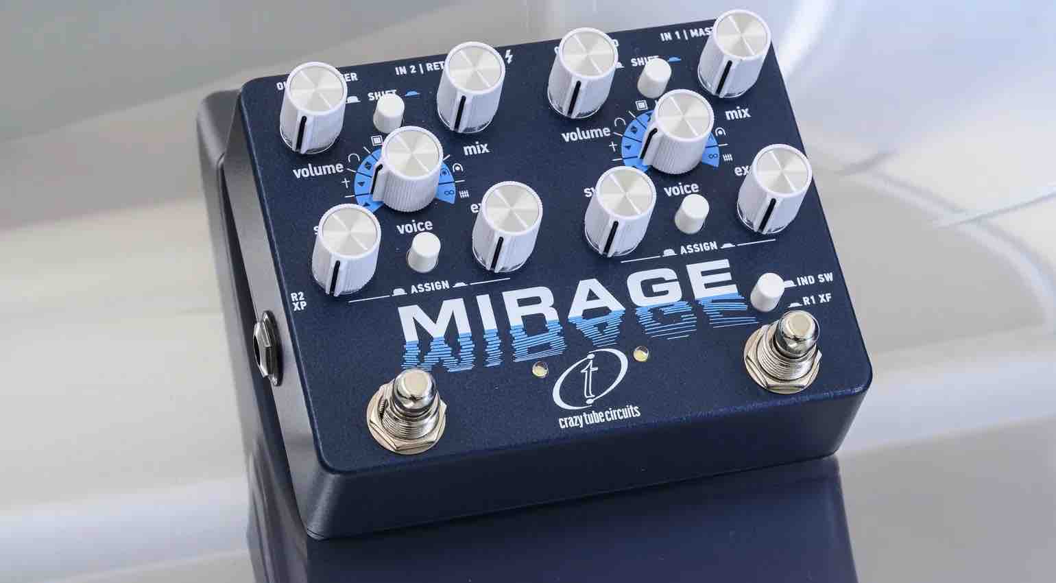 Crazy Tube Circuits Mirage: Dual-Engine Reverb Pedal Redefines Spatial Effects