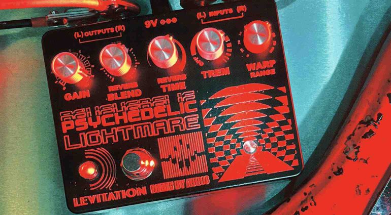 Death By Audio and Levitation Unleash Psychedelic Lightmare: Light-Reactive Stereo Effect Pedal
