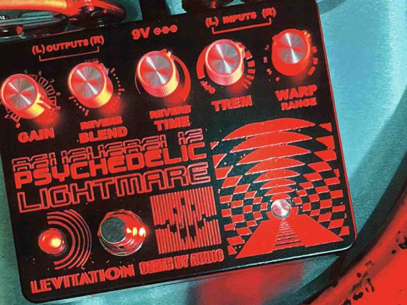 Death By Audio and Levitation Unleash Psychedelic Lightmare: Light-Reactive Stereo Effect Pedal