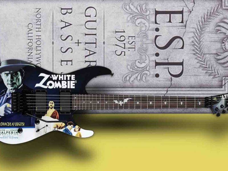ESP LTD Kirk Hammett White Zombie: HOT DEAL ALERT! Unleash the Zombie Shredder Within!