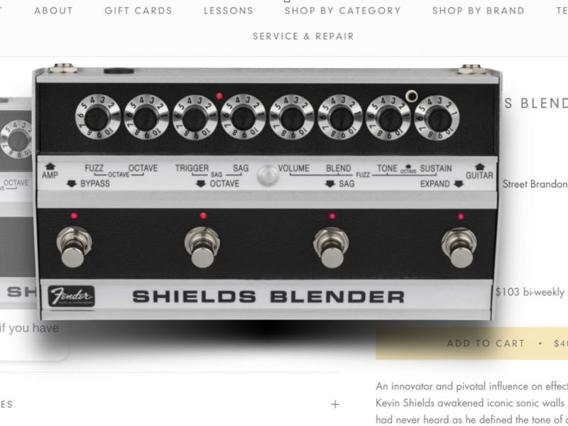 LEAK- Fender Shields Blender Standard Edition