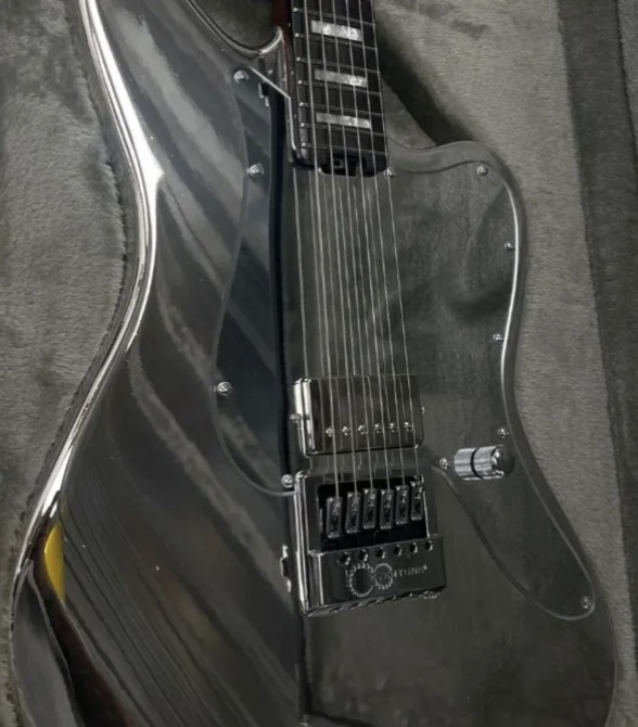 Custom-built ESP XJ-1, a chrome-plated masterpiece