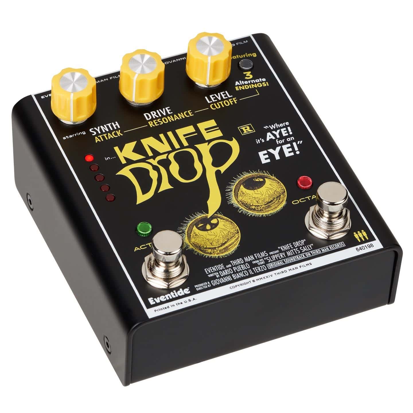 Eventide Knife Drop- Jack White 2-in-1 Synth Octave Fuzz