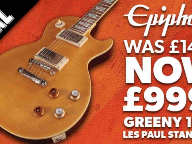 Deal Alert: Epiphone "Greeny" 1959 Les Paul Standard - Save £500!
