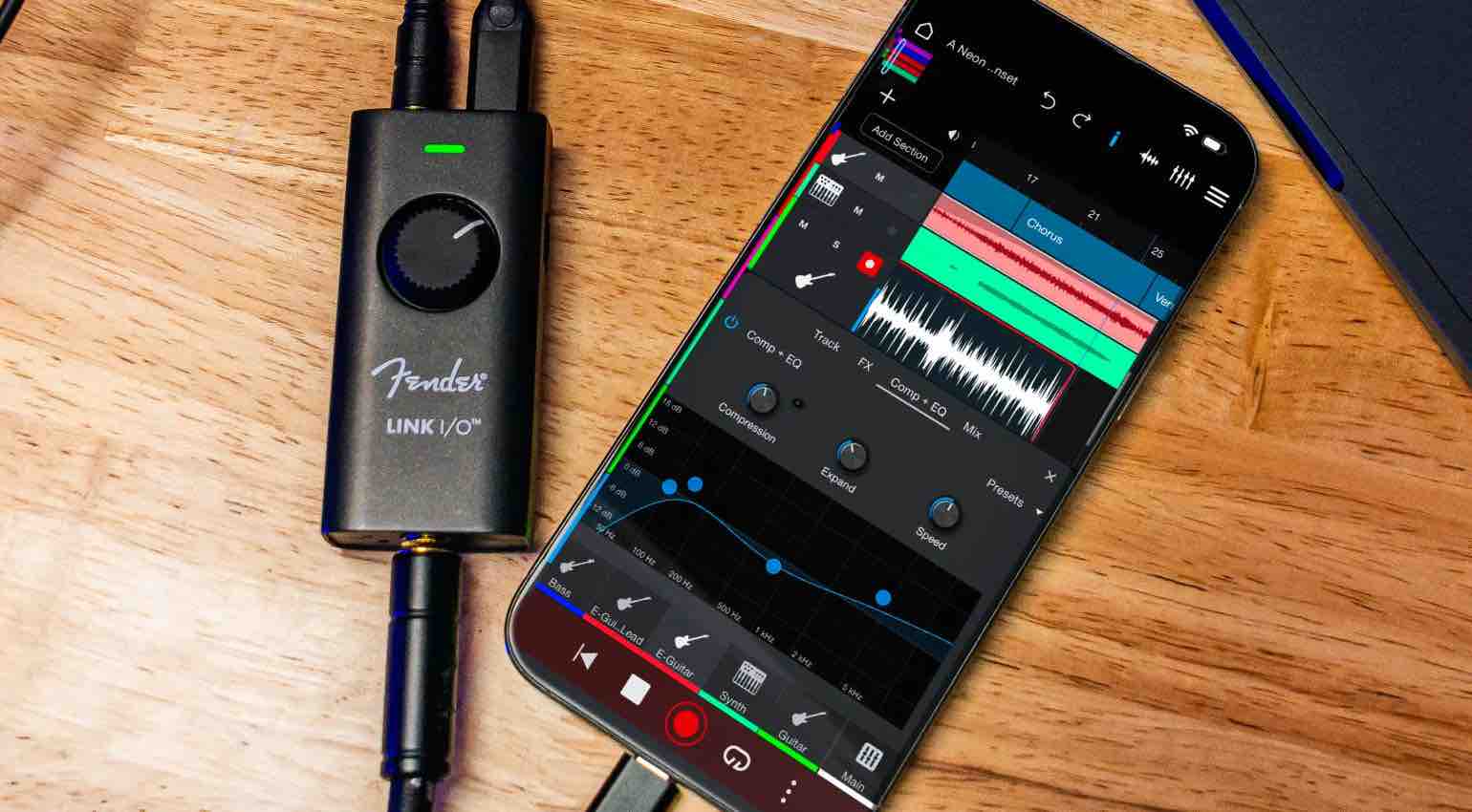 Fender Studio One-Tap Recording