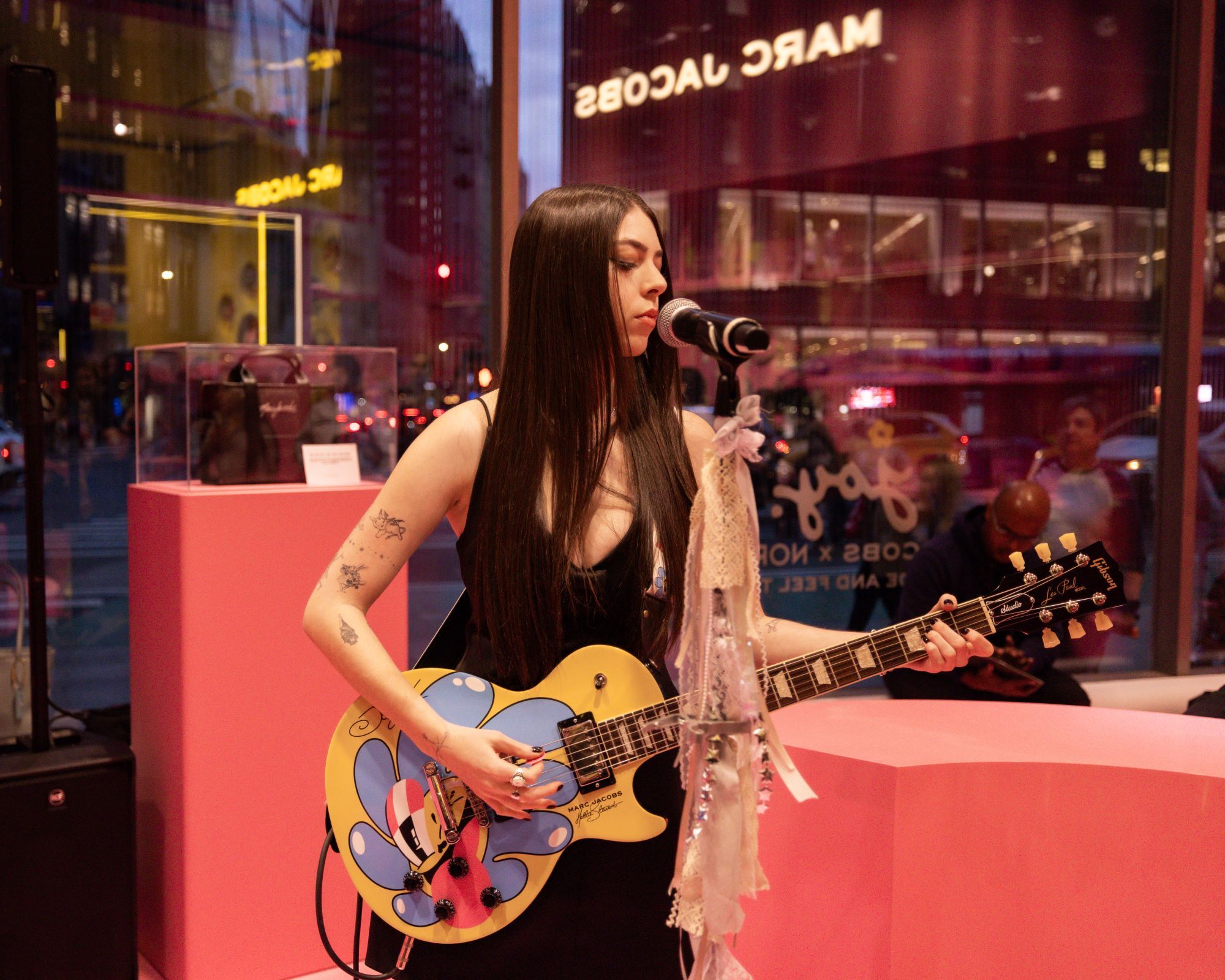 Devon Thompson-Gibson Spotlight Artist Performs at Marc Jacobs JOY launch