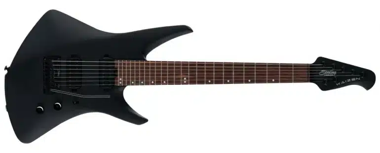 Sterling by Music Man Stealth Black 7-string